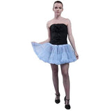 Women's 15in Sexy Tutu Skirt for Halloween & Costume Wear-Light Blue