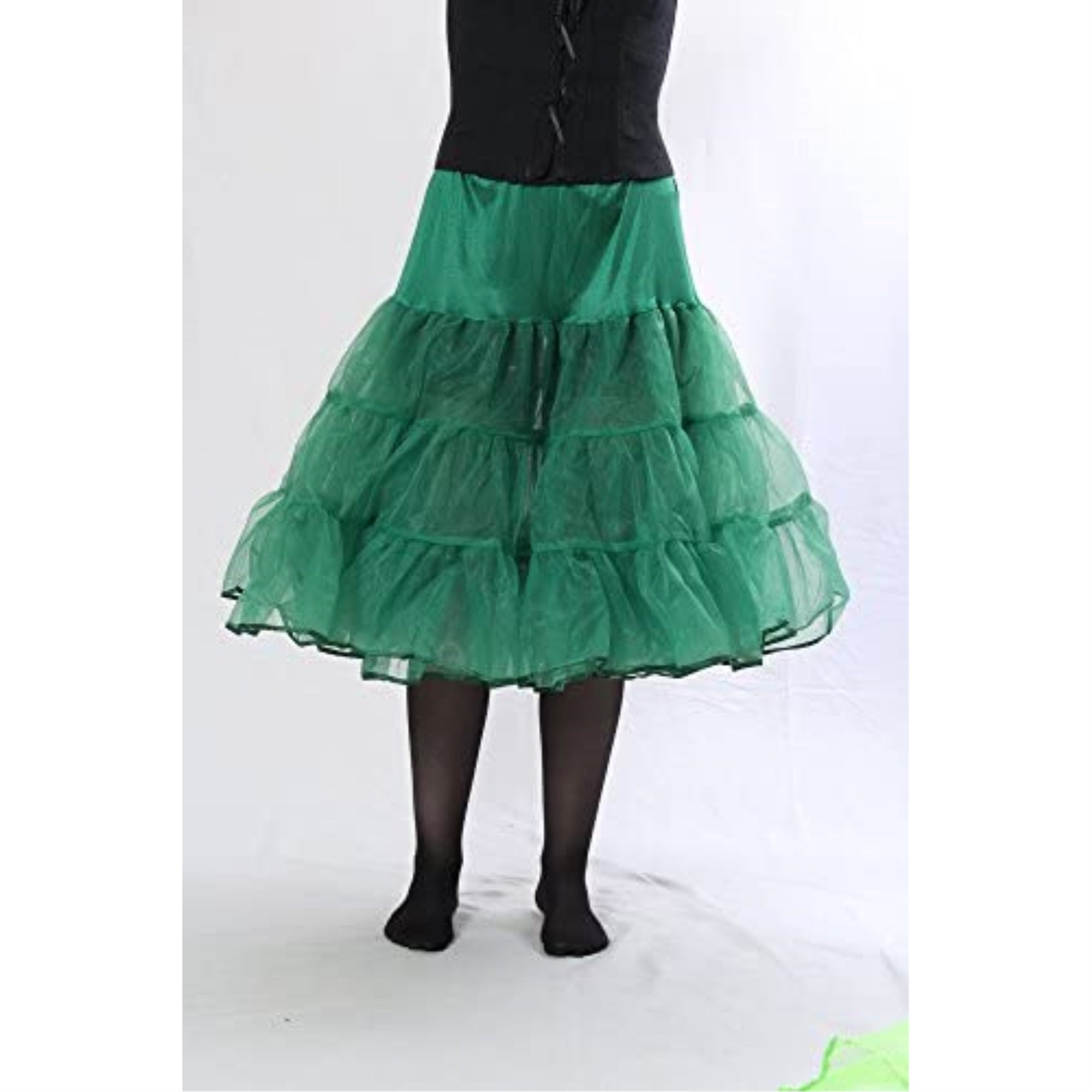 Kelly Green Tea Length Petticoat