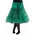 417 Women's Sexy Tea Length Petticoat-Kelly Green