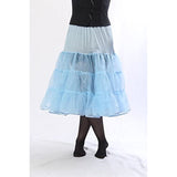 Petticoats & Pettipants 417 Women's Sexy Tea Length Petticoat for Poodle -Light Blue malcomodes-biz.myshopify.com