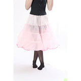 Women's Sexy Tea Length Petticoat for Poodle - Pink