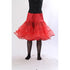 417 Women's Sexy Tea Length Petticoat for Poodle -Red