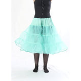 Sexy Tea Length Petticoat for Poodle -Turquoise