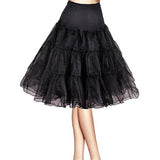 Black 418 Women's Sexy Vintage Rockabilly Tutu Petticoat