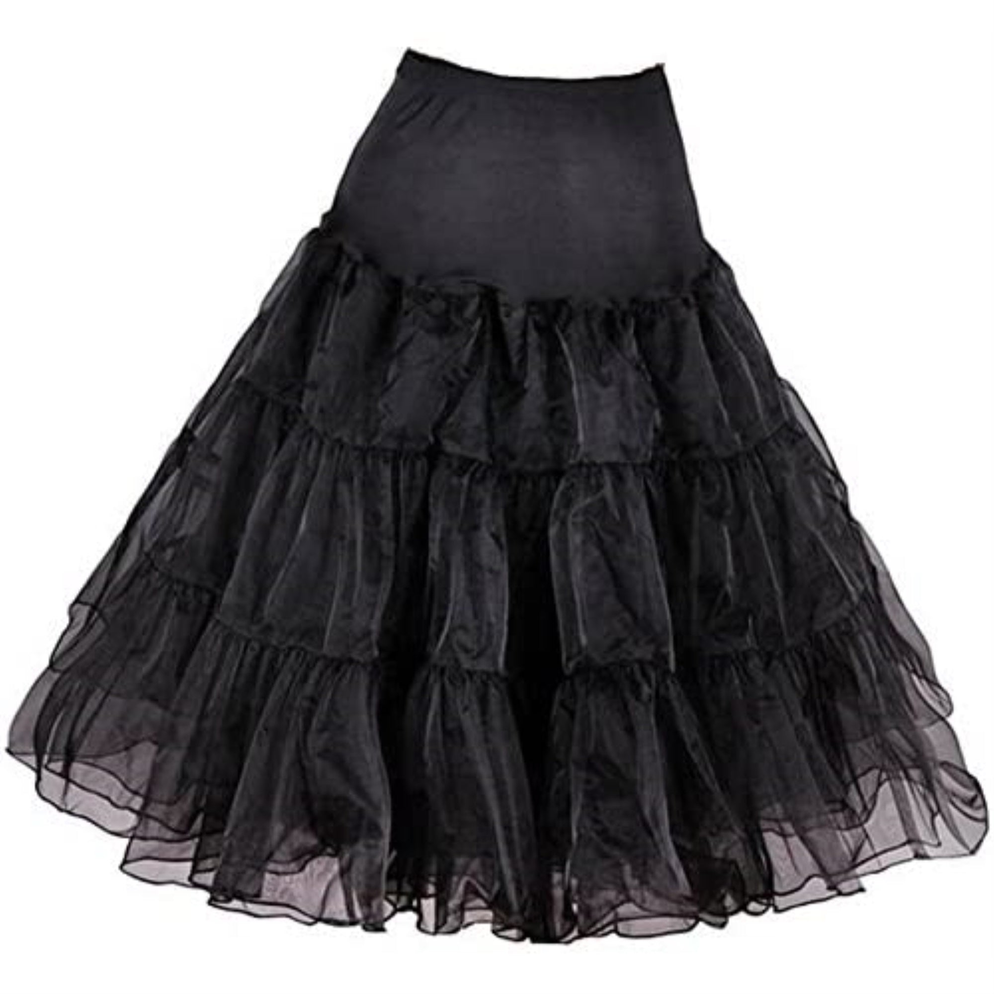 418 Women's Sexy Vintage Rockabilly Tutu Petticoat-Black