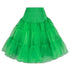 418 Women's Sexy Vintage Rockabilly Tutu Petticoat-Kelly Green