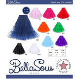 418 Women's Sexy Vintage Rockabilly Tutu Petticoat-Pink
