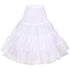 418 Women's Sexy Vintage Rockabilly Tutu Petticoat-White