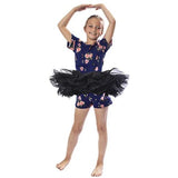 Child Mock Pancake Tutu Easter Spring &  Halloween - Black