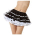 Adult Tulle Costume Petticoat - Black/White