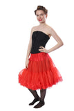 Zooey Luxury Chiffon Adult Petticoat Slip-Red