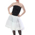 Zooey Luxury Chiffon Adult Petticoat Slip-White