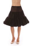 Luxury Vintage Knee Length Crinoline Jennifer Petticoat-Black