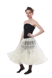 Melonie Luxury Adult Crinoline Slip Organza-Ivory