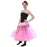 Melonie Luxury Adult Crinoline Slip Organza-Pink