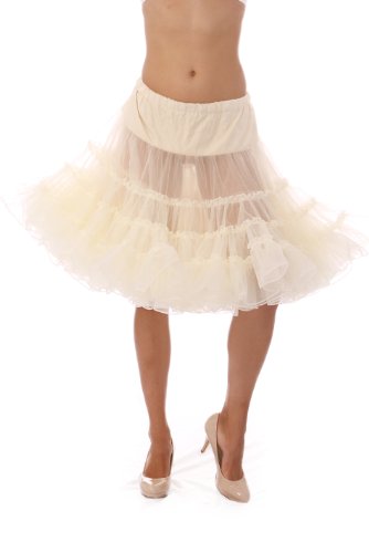 Petticoats & Pettipants Dance Petticoat Pettiskirt Underskirt Tutu Crinoline - Ivory malcomodes-biz.myshopify.com