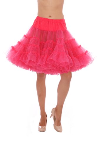 Dance Petticoat Pettiskirt Underskirt Tutu Crinoline - Raspberry
