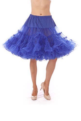 Dance Petticoat Pettiskirt Underskirt Tutu Crinoline - Royal Blue
