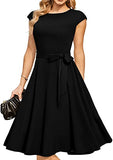 Womens Vintage Dresses - Bridesmaid & Prom Dress - Black