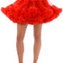 Alyse Luxury Chiffon Adult Petticoat Slip with Adjustable Waist & Length- Red