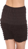 N21 Jaime Women's Sexy Ruffle Petti pants-Black