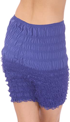 N21 Jaime Women's Sexy Ruffle Petti pants-Royal Blue