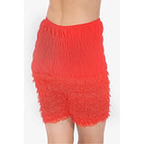 N21 Jaime Women's Sexy Ruffle Petti pants-Red