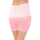 N24 Women's Sexy High Waist Ruffled Petti pants - Pink