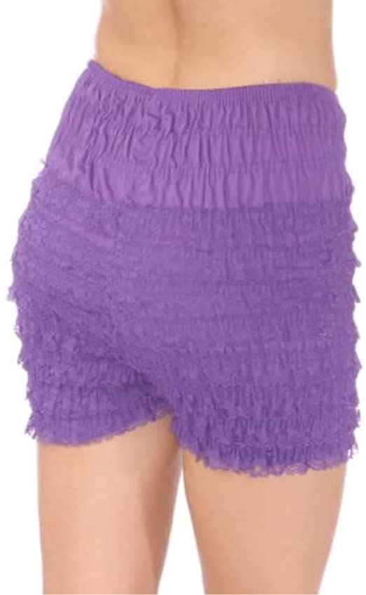N29 Women's Sexy High Waist Ruffled Petti pants-Purple